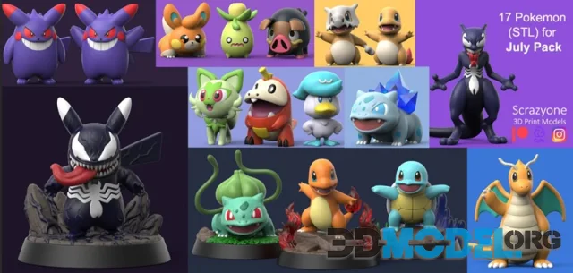 Pokemon Pack July 2022 – Printable