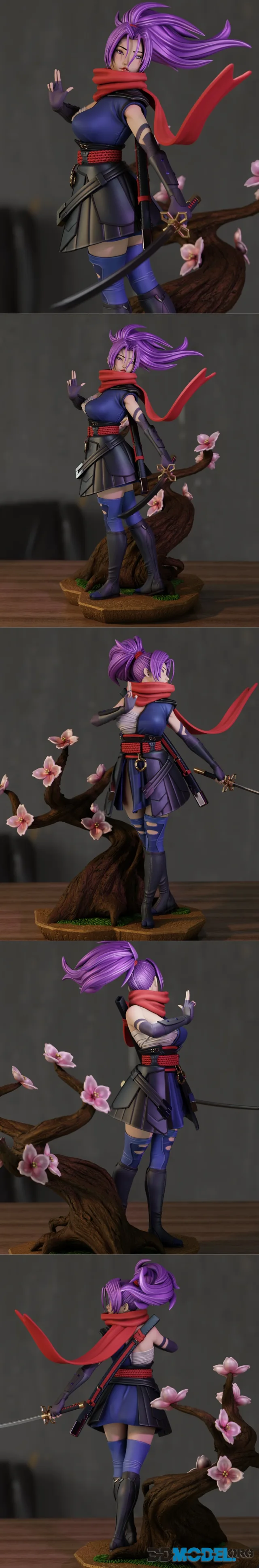 3DMomoji - Marvel - Psylocke – Printable