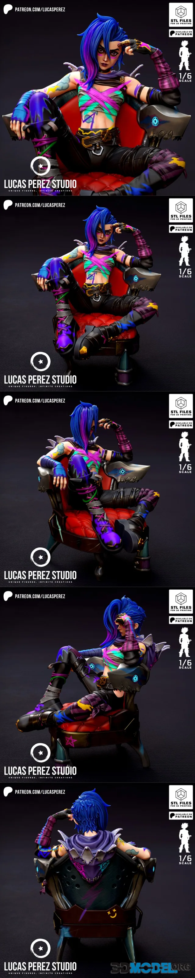 Lucas Perez Studio - Jinx – Printable