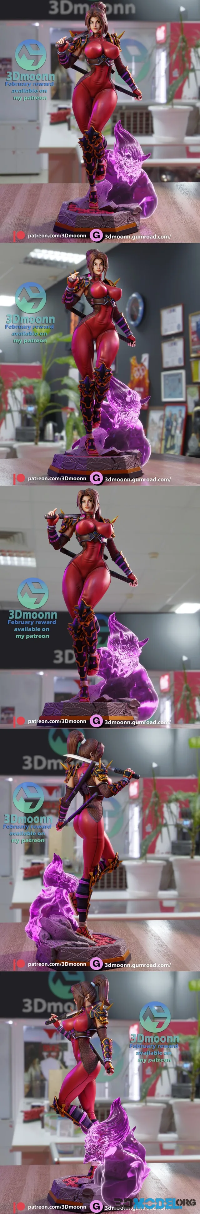3Dmoonn - Soulcalibur - Taki – Printable