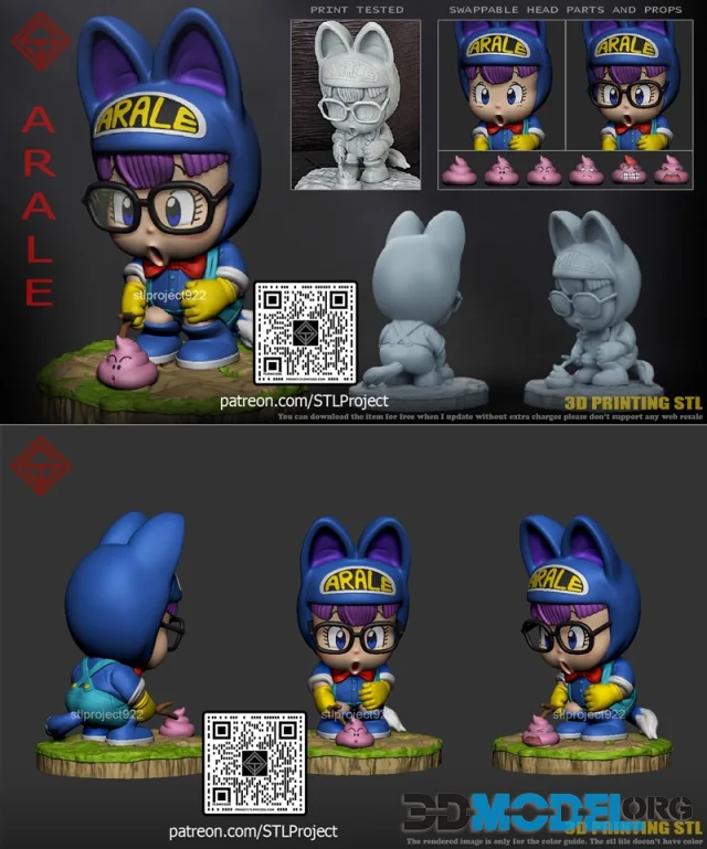STL Project - Arale – Printable