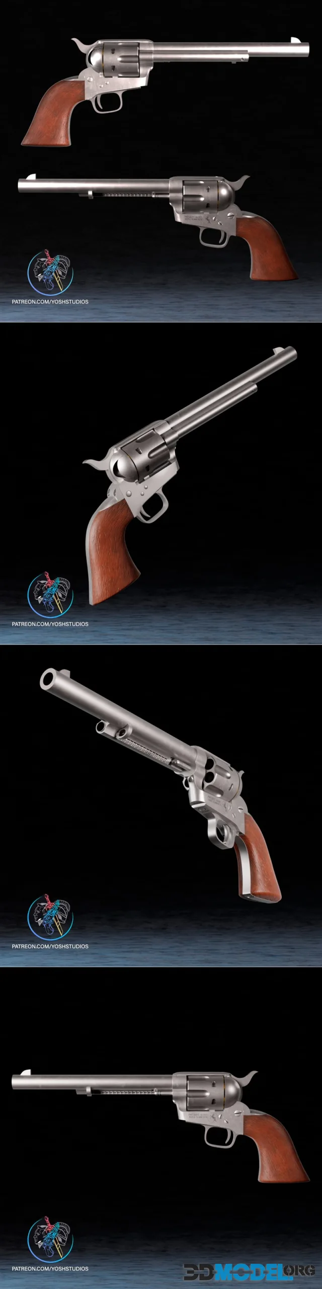 Yosh Studios - Fallout New Vegas Revolver – Printable