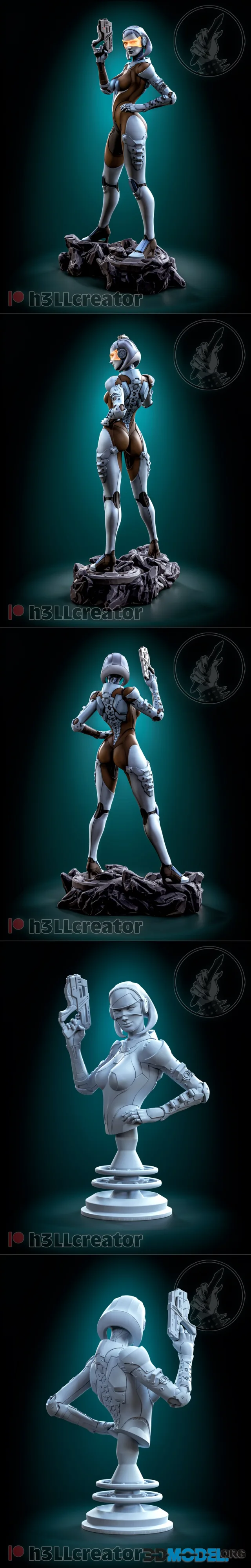 h3LL creator - EDI from Mass Effect – Printable