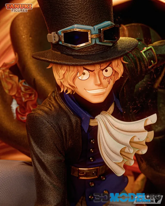 Tanuki Figures - Sabo Bust – Printable