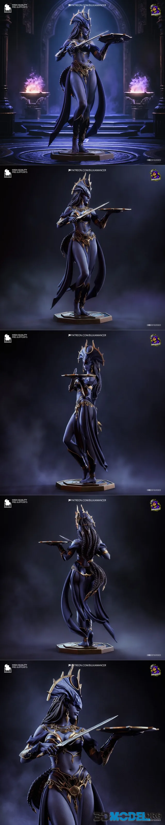 Bulkamancer Sculpts - Shar (Baldur's Gate 3) – Printable