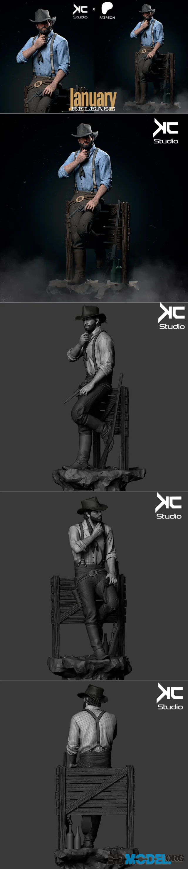 KcStudio - Arthur Morgan – Printable