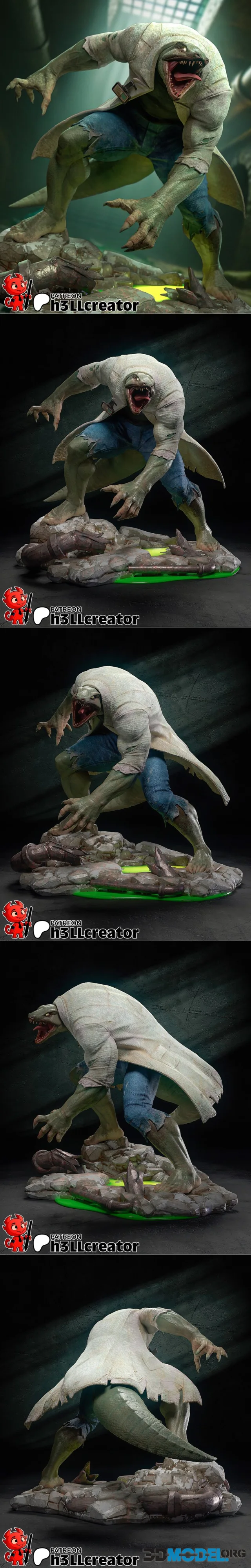 h3LL creator - Lizard (Dr. Curtis Curt Connors) – Printable