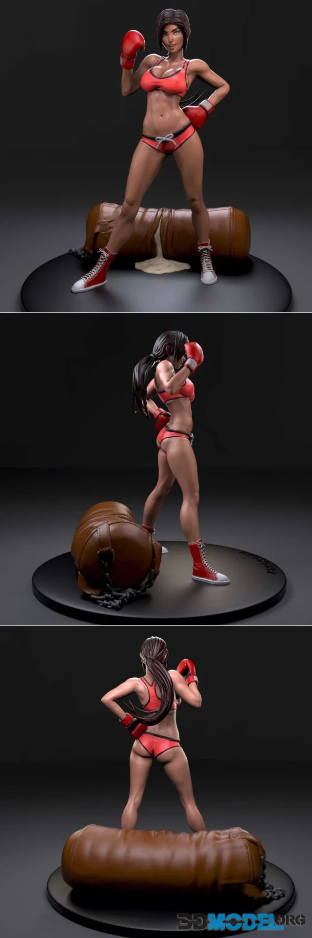 Knockout boxer girl – Printable
