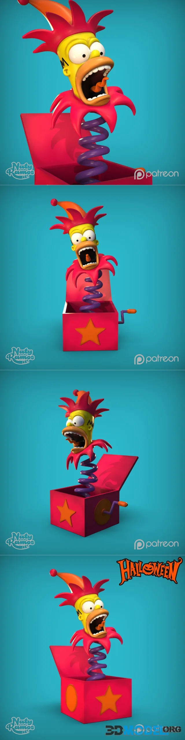 Naty Ramos - Homero - Surprise Box – Printable