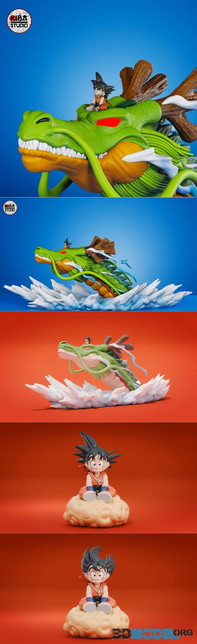 Kiba Studio - Kid Goku & Shenlong – Printable