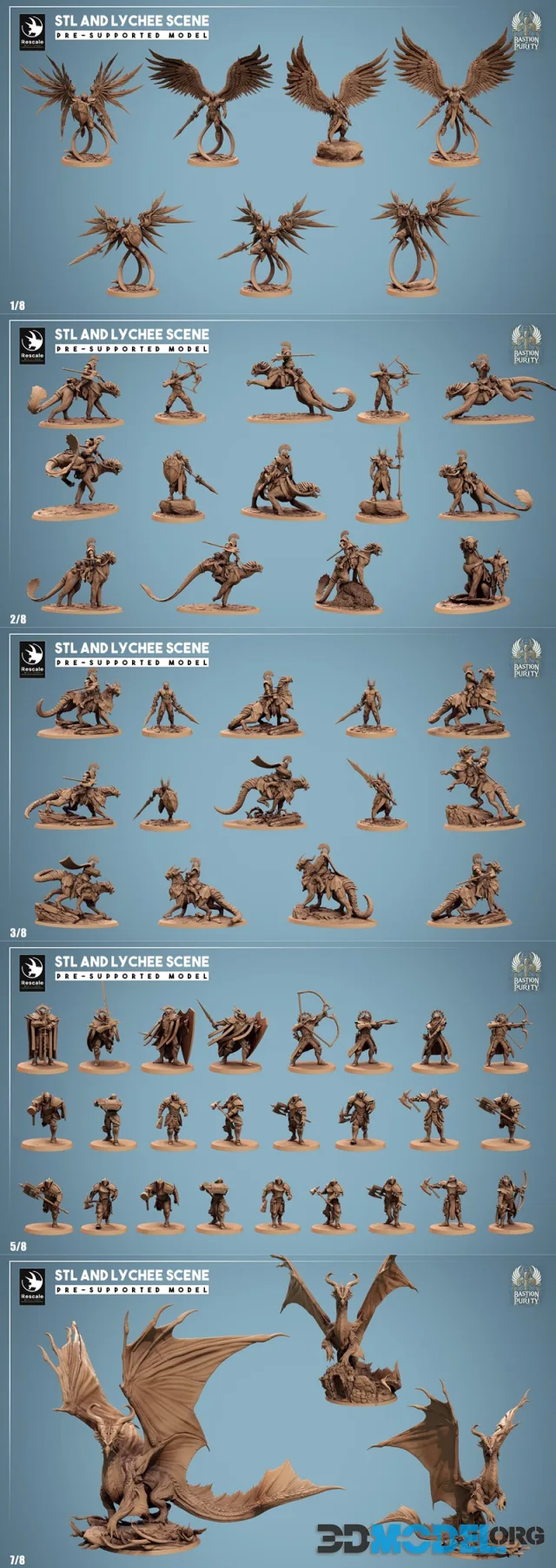 Rescale Miniatures - Bastion of Purity – Printable