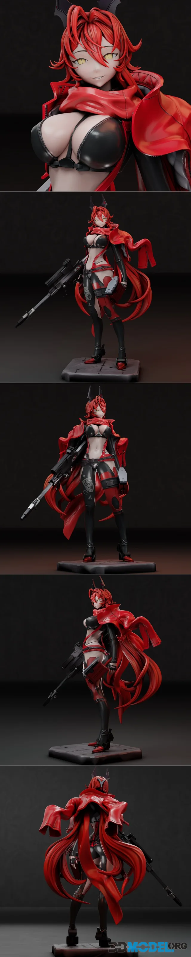 Gr8Tech - NIKKE - Red Hood – Printable