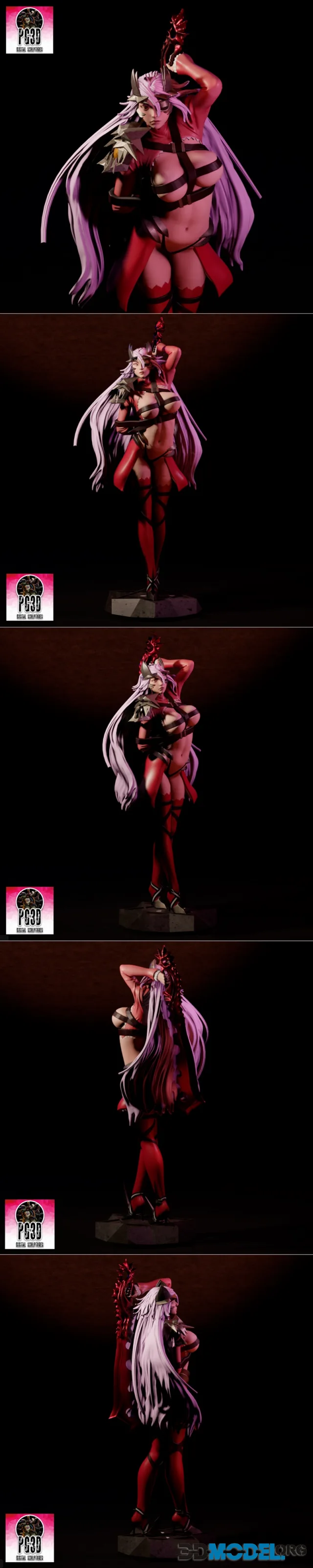Aldra - Queen's Blade - By PG3D – Printable