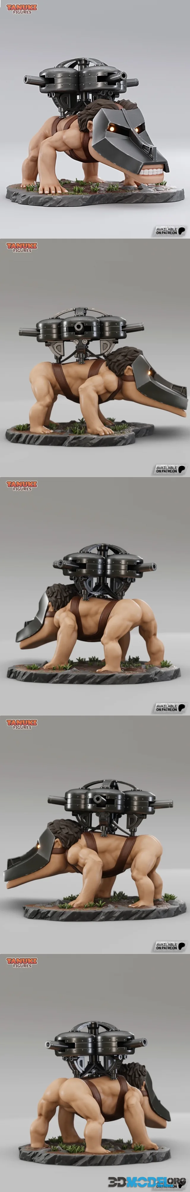 Tanuki Figures - Titan Carguero – Printable