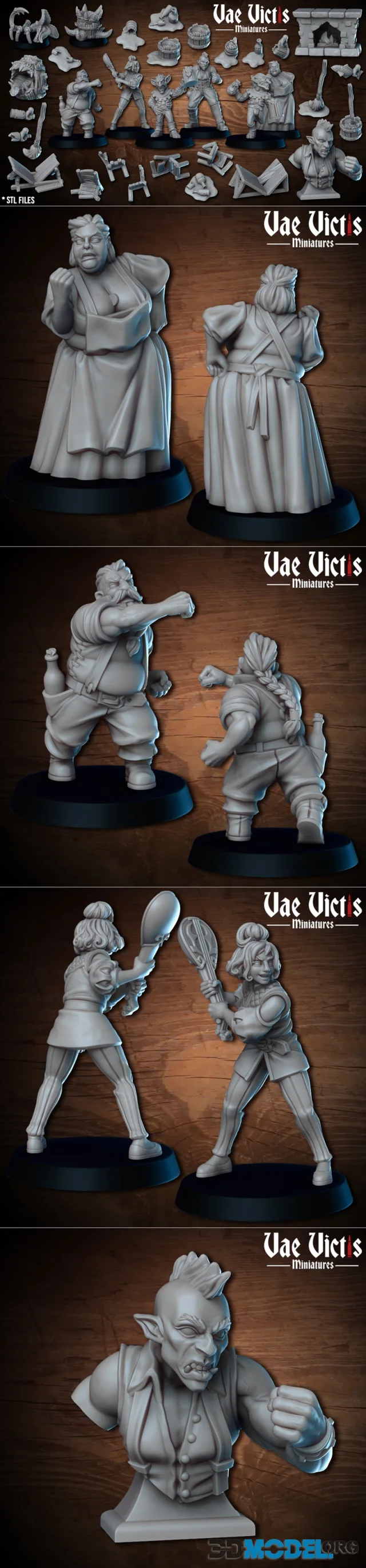 Vae Victis Miniatures - Bar Brawl – Printable