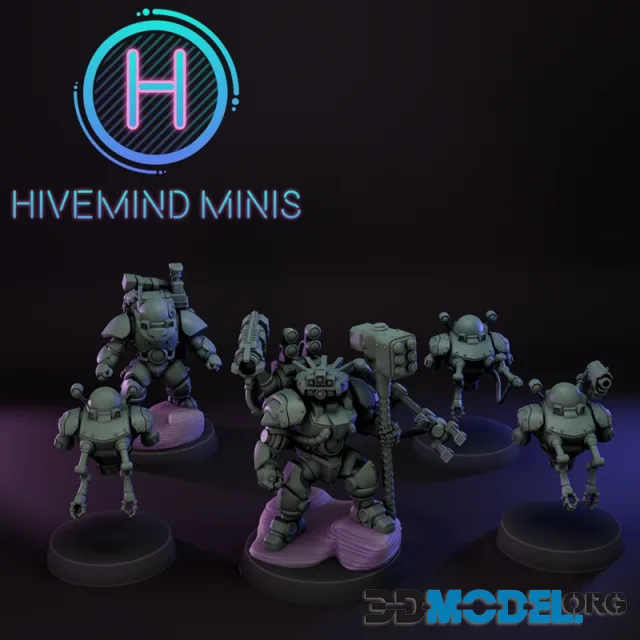 Hivemind Minis - Droidkyn Circuit Master – Printable