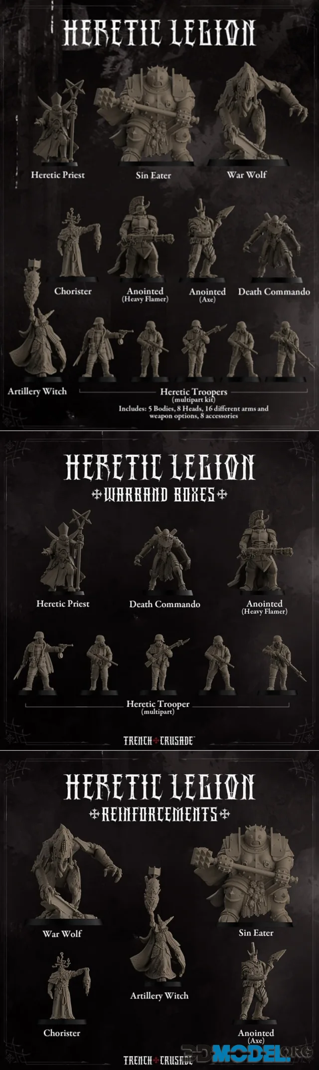 Factory Fortress Inc - Heretic Legion – Printable