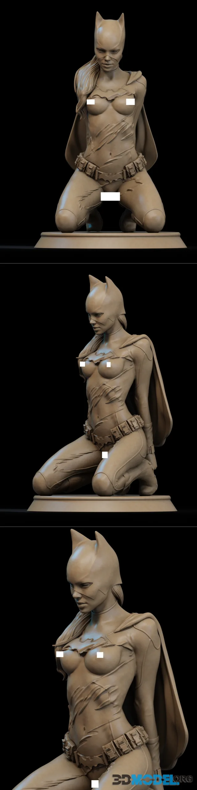 CA 3D Studios - Bat Girl NSFW Version – Printable