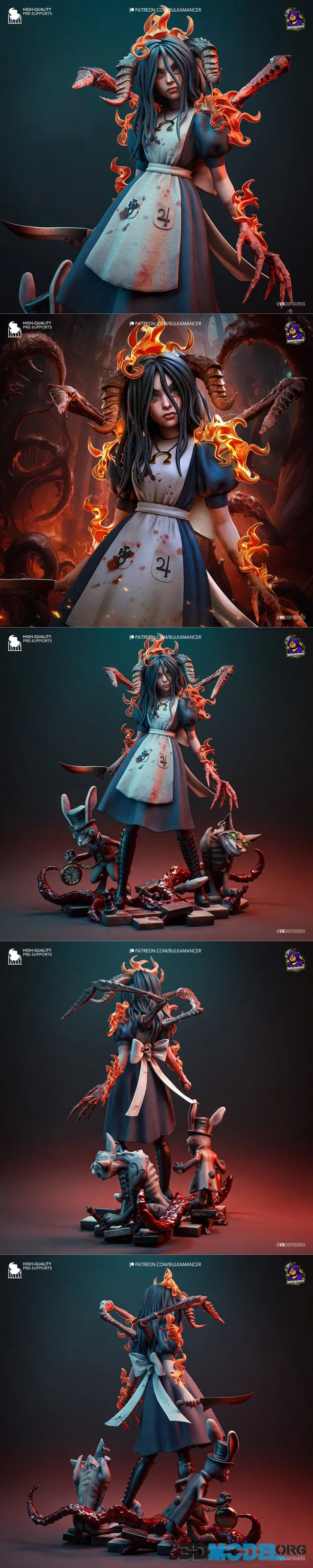 Bulkamancer Sculpts - Alice – Printable