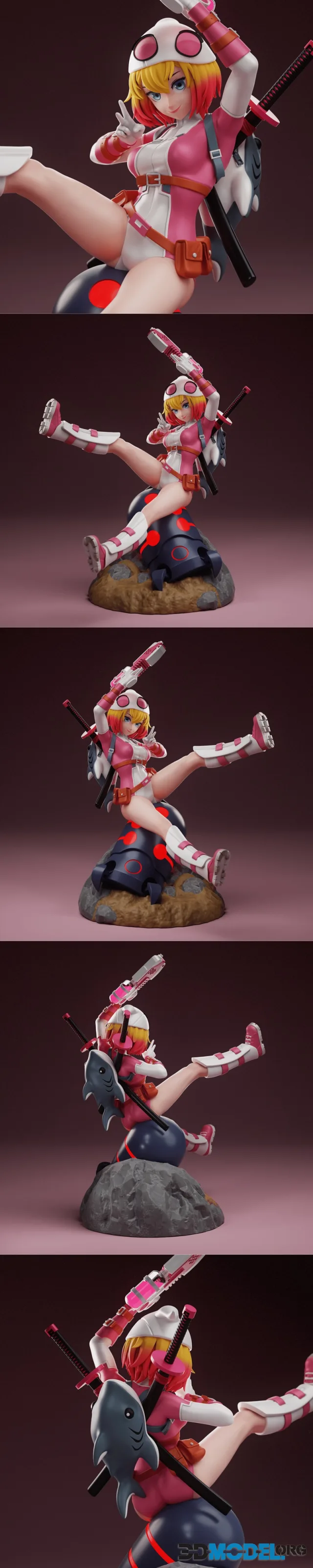 Tenshi Figures - Marvel - Gwenpool – Printable