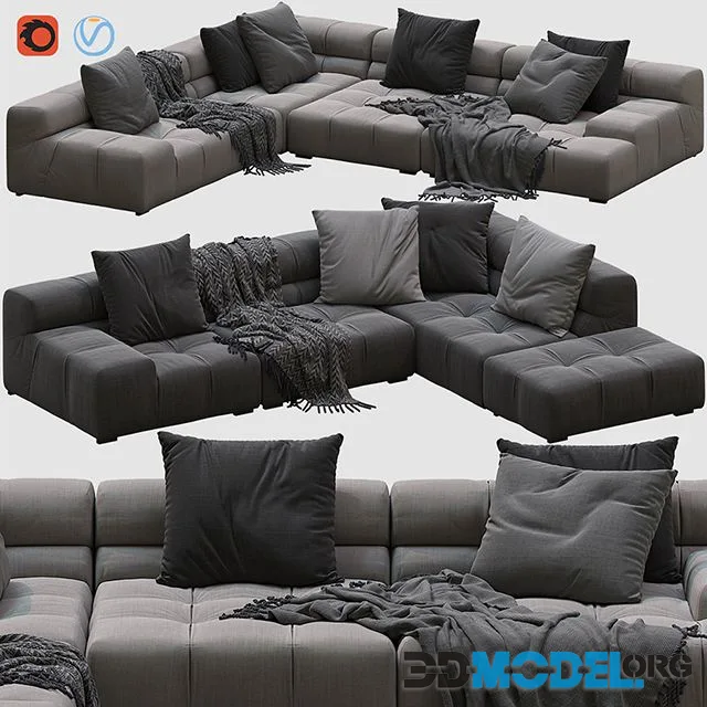 Tufty-time corner sofa
