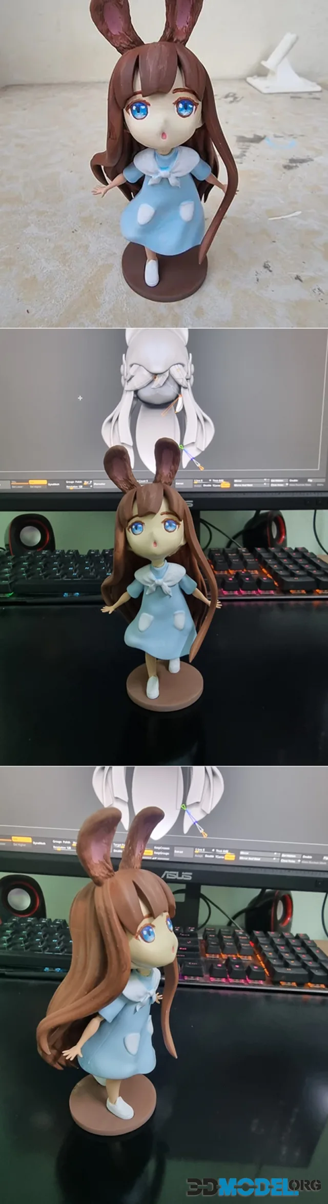 Rabbit Girl Chibi – Printable