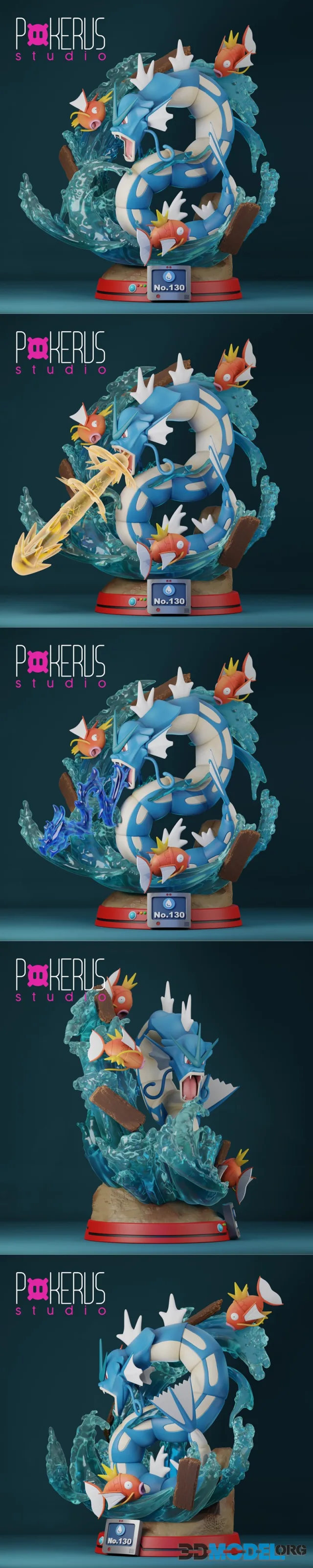 Pokerus Studio - Gyarados Mythic – Printable