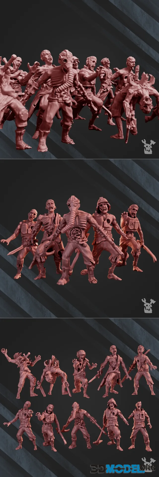 Pandemic Zombies Squad x10 – Printable