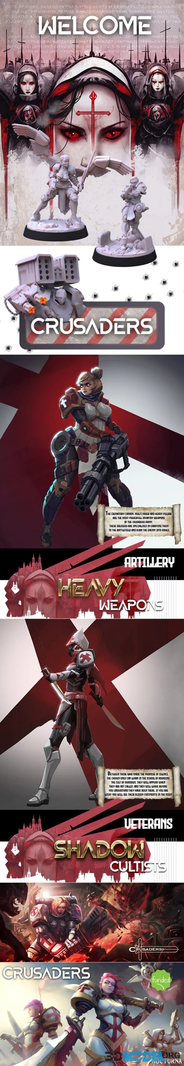 Nocturna models - Crusades – Printable