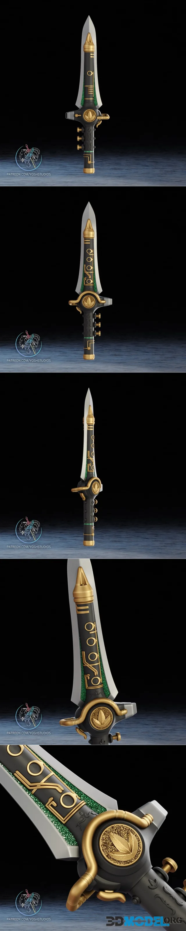Green Ranger Dagger – Printable