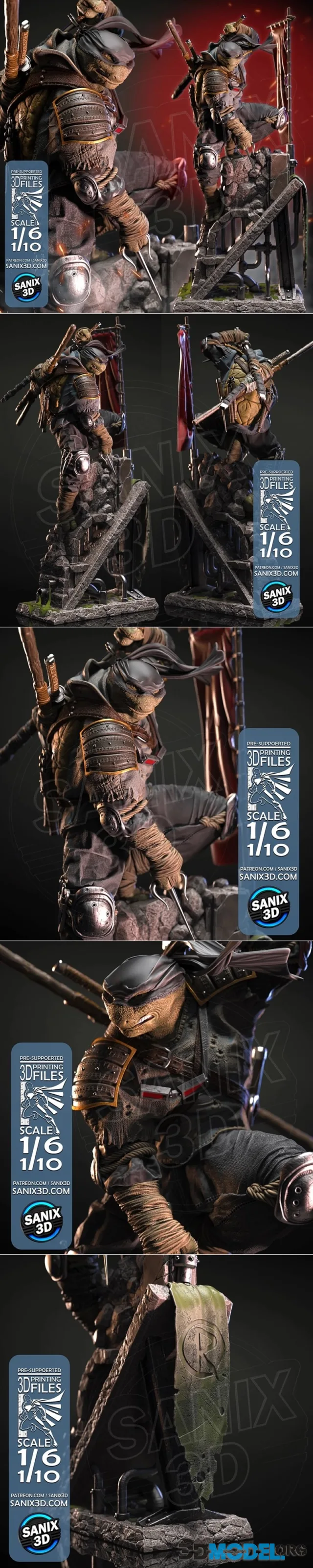 Sanix - Ronin (TMNT) – Printable
