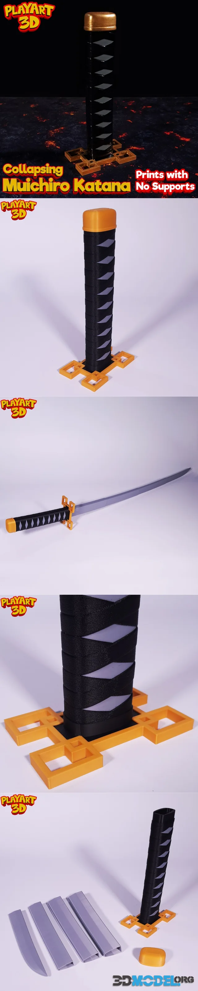 Collapsing Katana Muichiro Tokito – Printable
