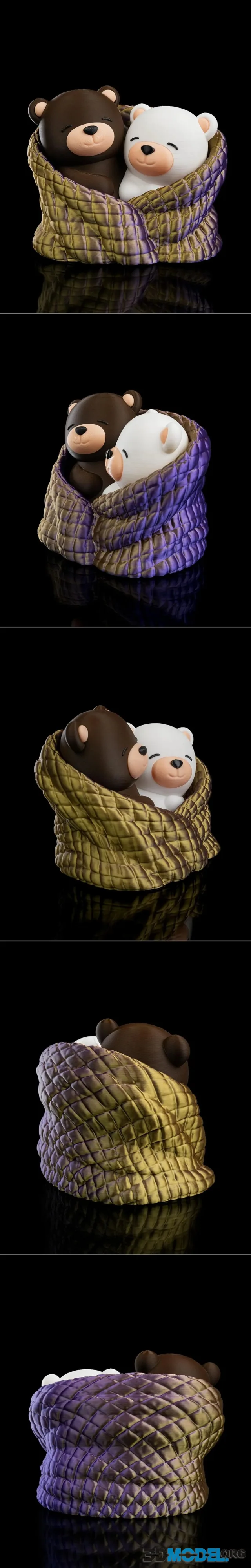 Cuddling Bears – Printable