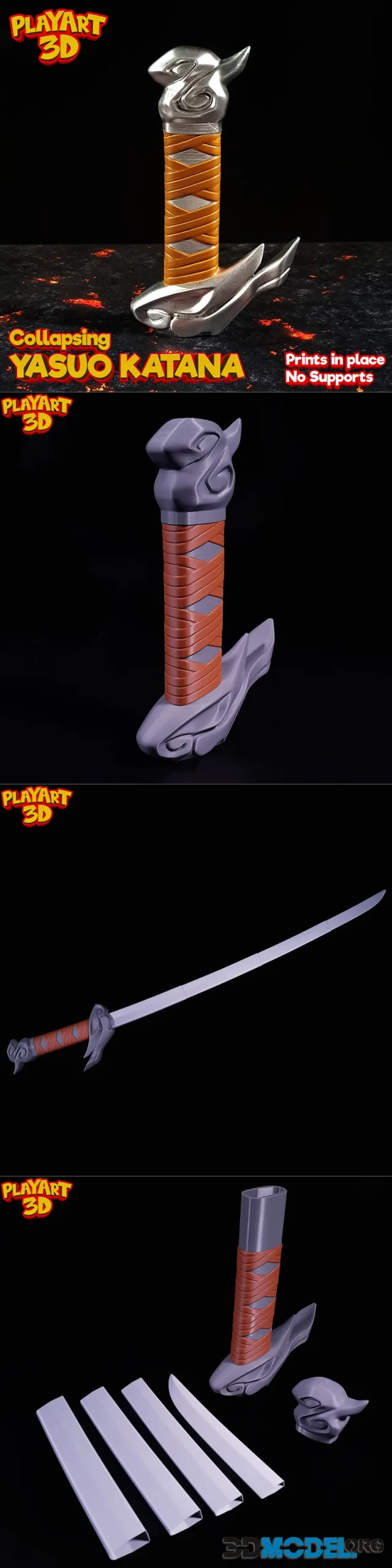 Collapsing Katana Yasuo (League of Legends) – Printable
