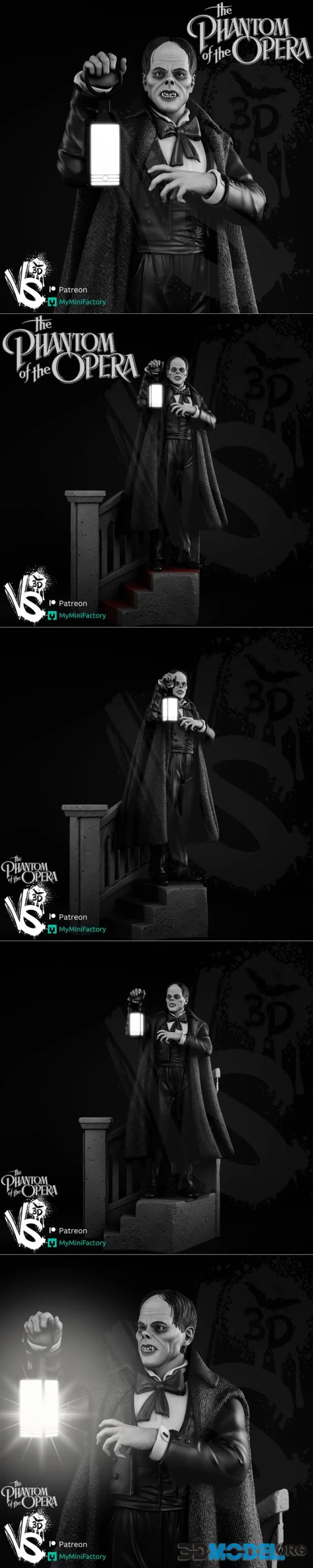 VS3D - Classic Monsters The Phantom of the Opera – Printable