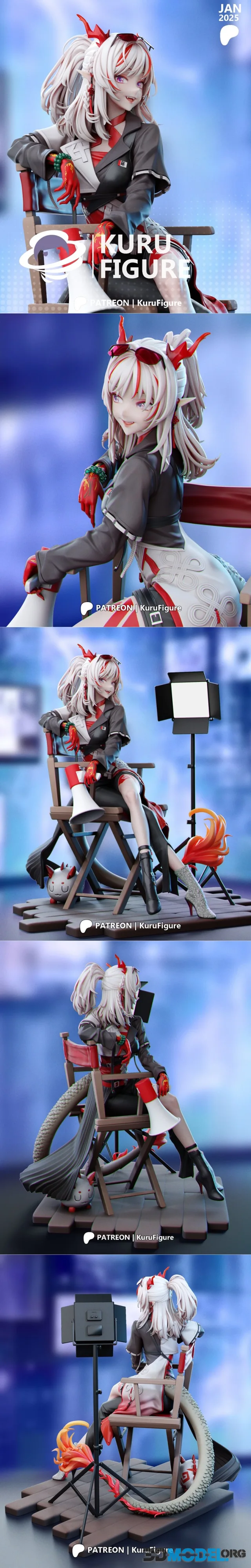 Kuru Figure - Arknights - Nian – Printable