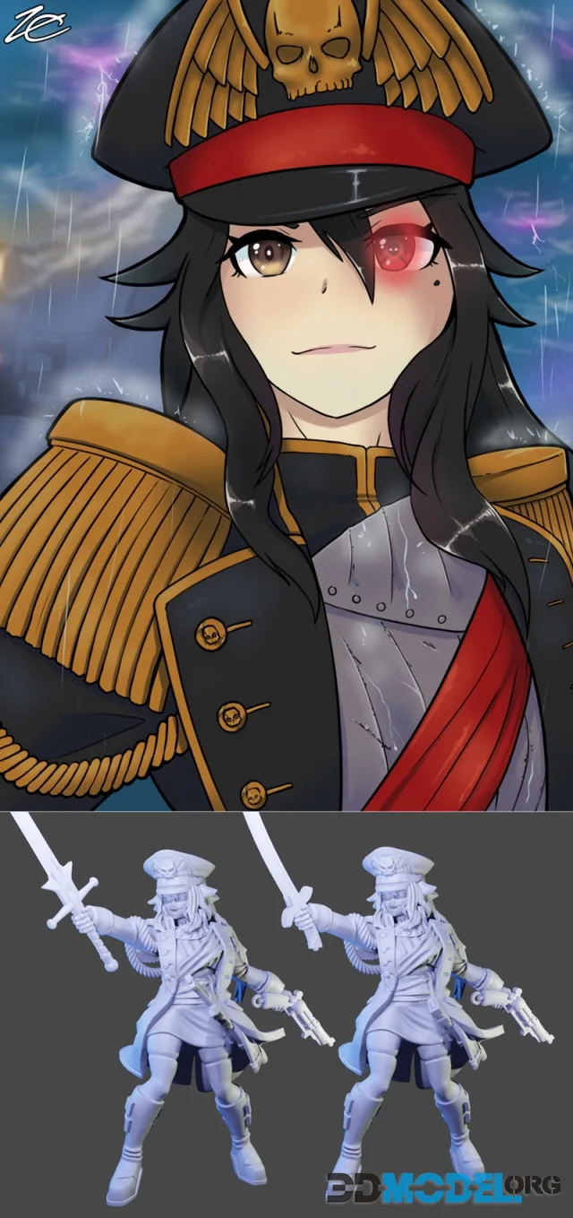 Kommissar Azura – Printable