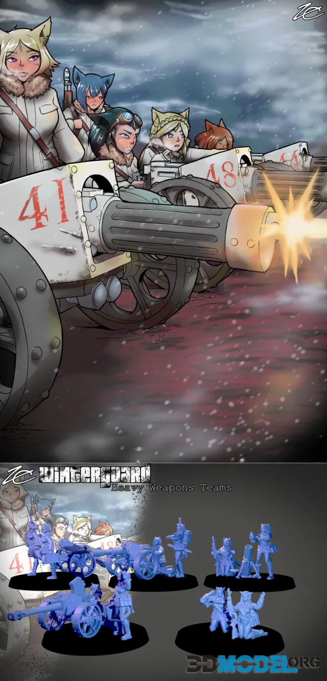 Nyokan Winterguard Heavy Weapons – Printable