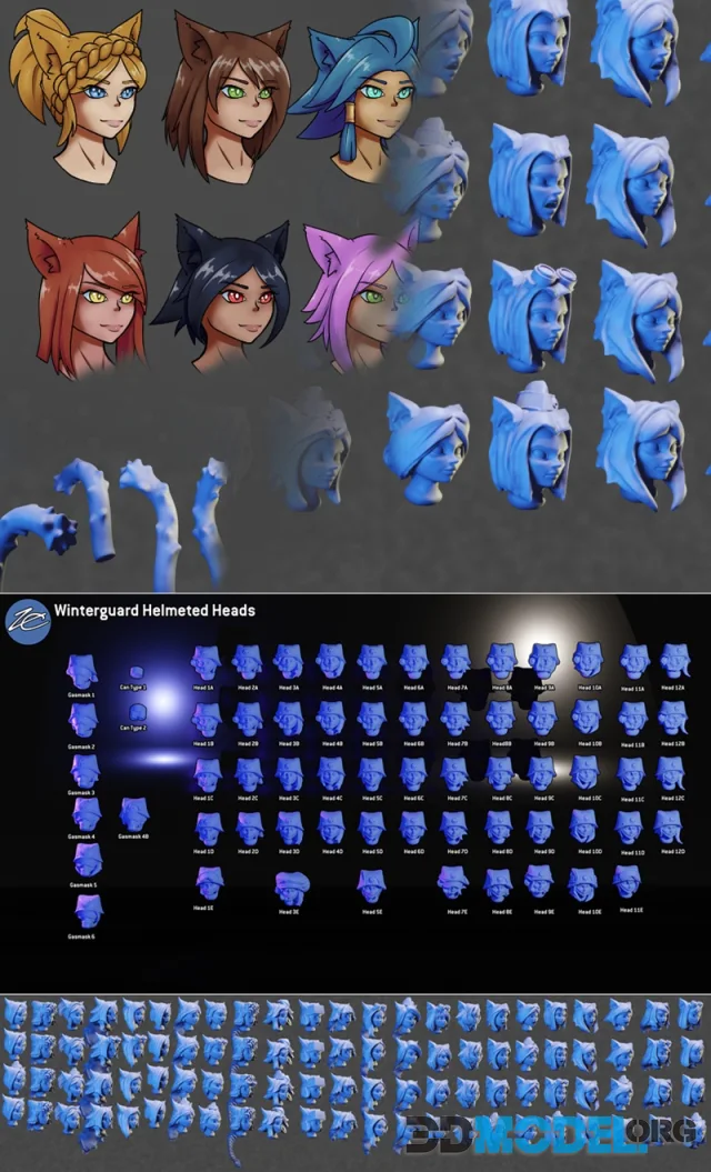 Nyokan Heads and Tails Pack – Printable