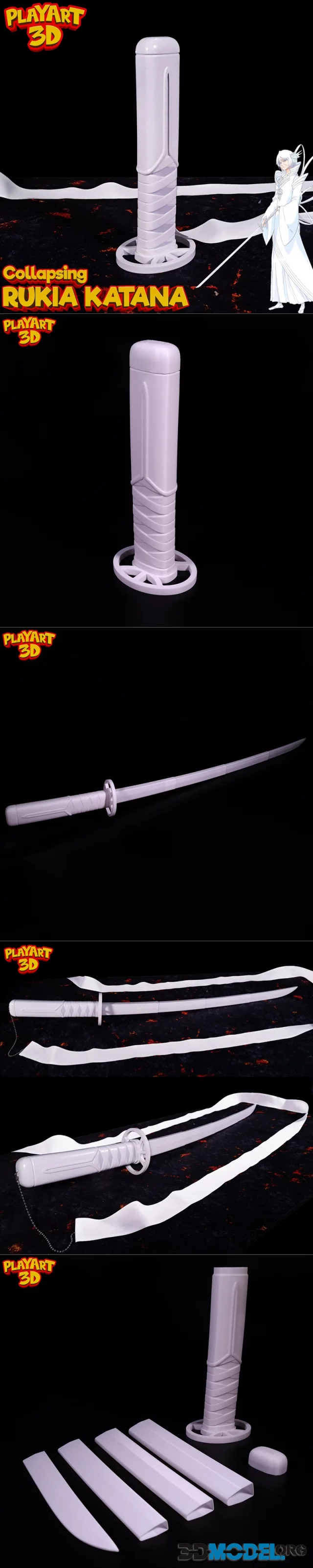 Collapsing Katana Rukia Kuchiki – Printable