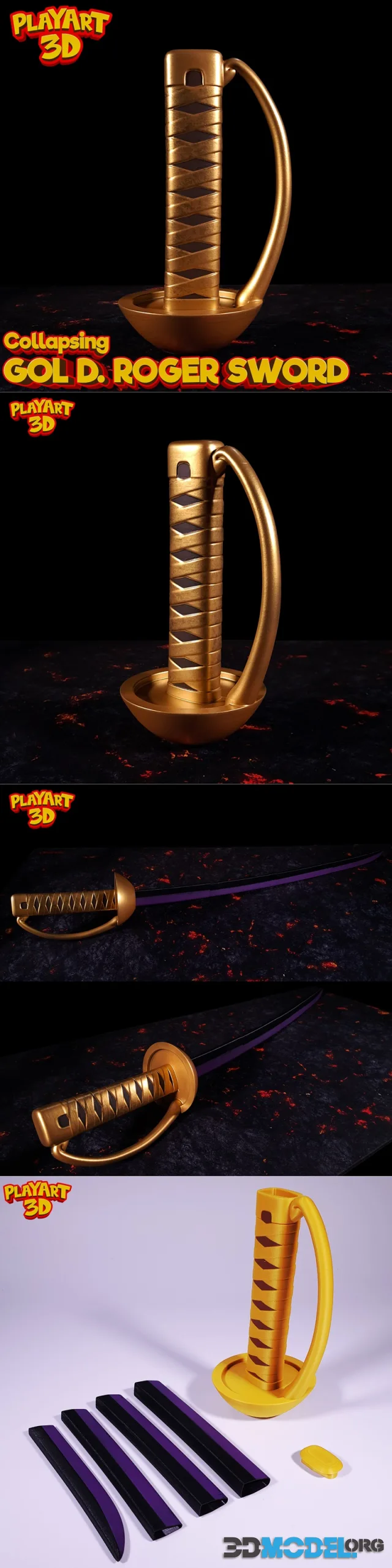 Collapsing Ace Sword Gol D. Roger – Printable