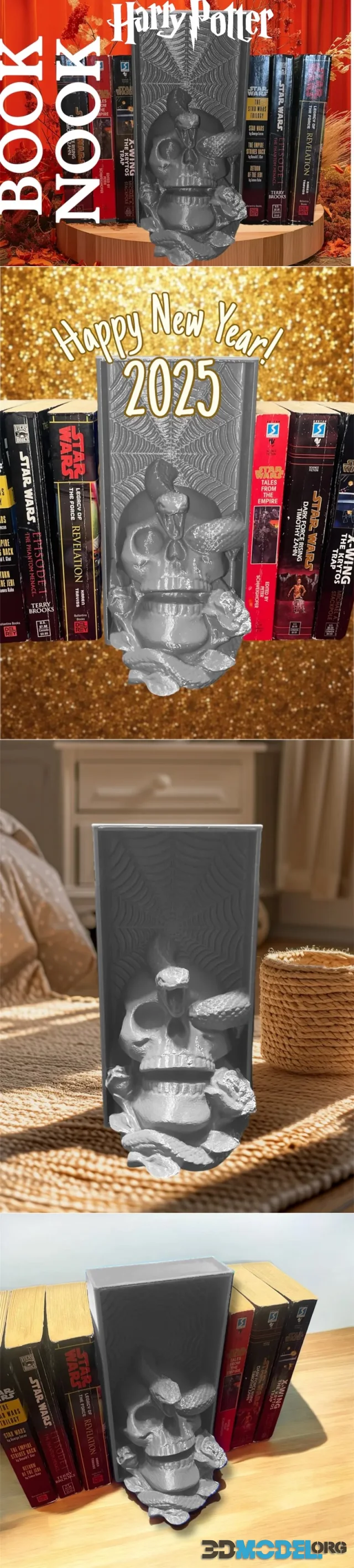 Snake Book Nook Harry Potter – Printable