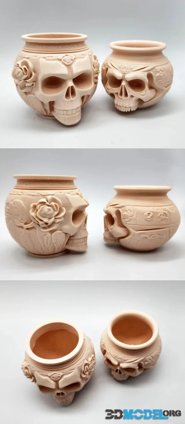 2 Skull Amphora – Printable