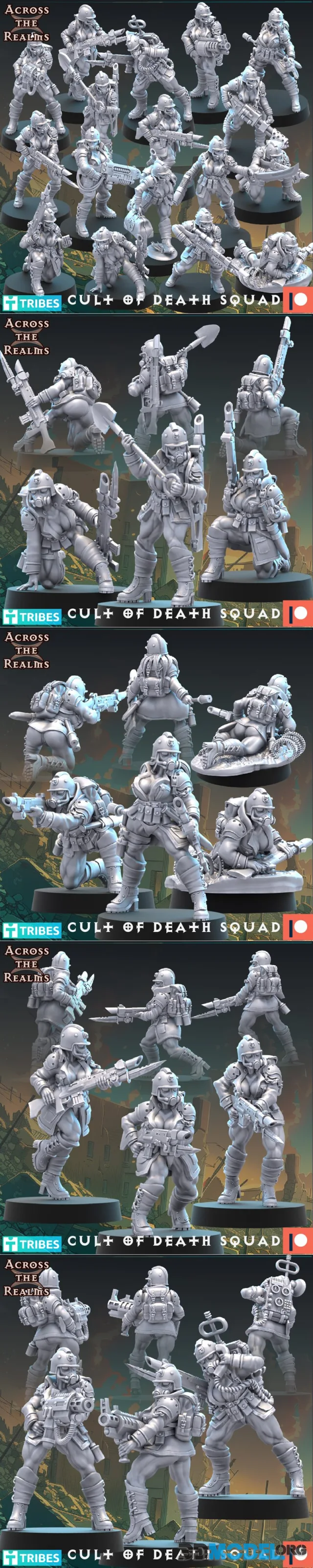 Across the Realms - Cult of Death Squad – Printable