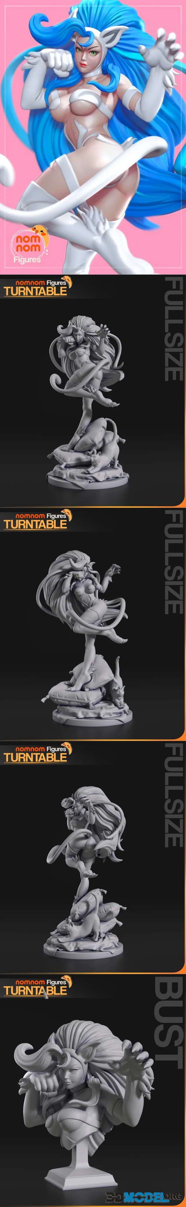 Nomnom Figures - Felicia Rosemary Dark Stalkers Remastered – Printable