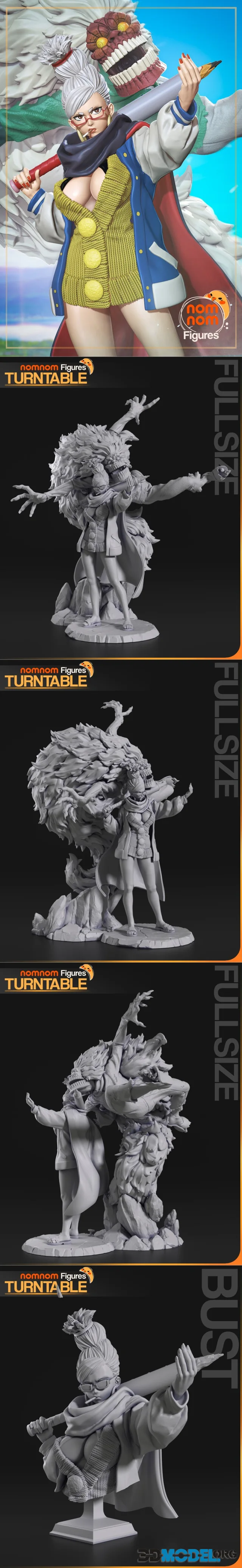Nomnom Figures - Seiko & Granny - DanDaDan – Printable