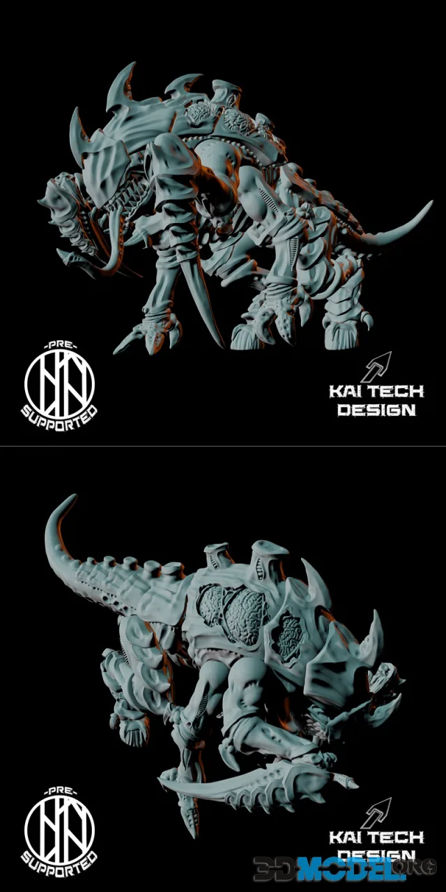 Space alien multiple brain psycher – Printable