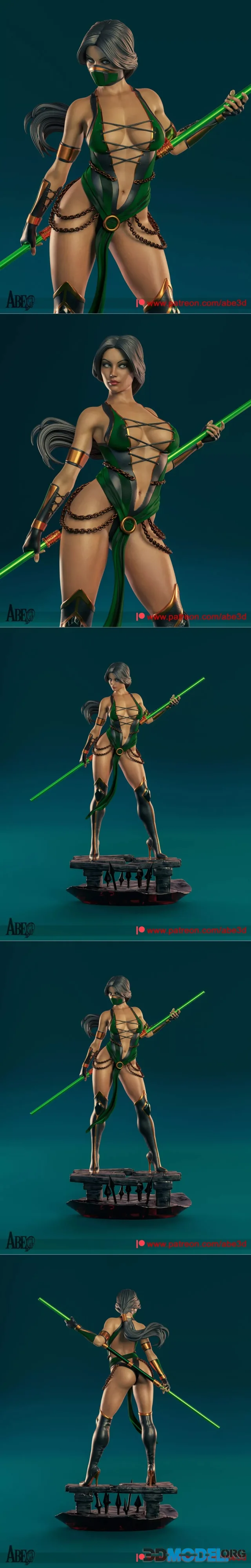 Abe3D - Mortal Kombat Jade – Printable