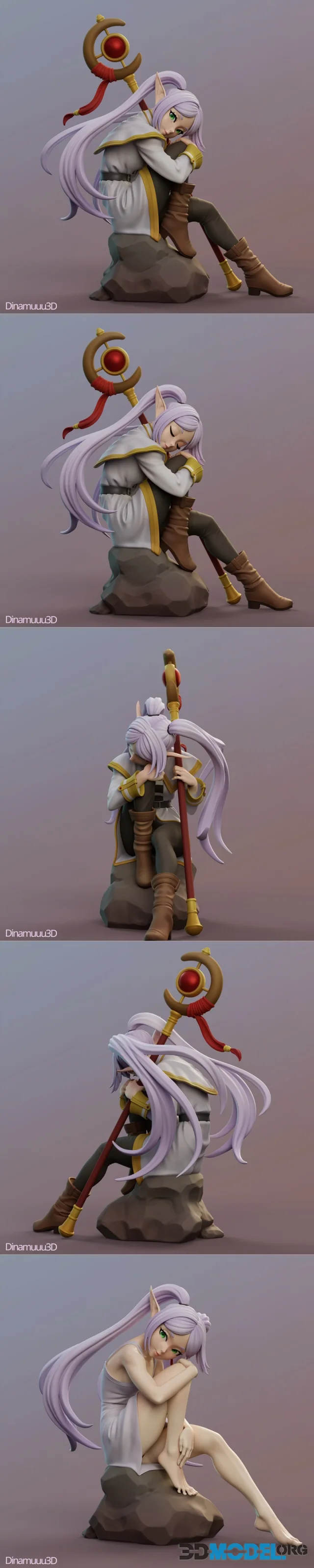 Dinamuuu3D - Sousou no Frieren - Frieren – Printable