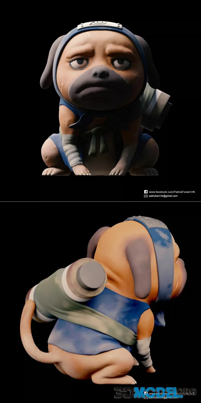 Pakkun - Naruto – Printable